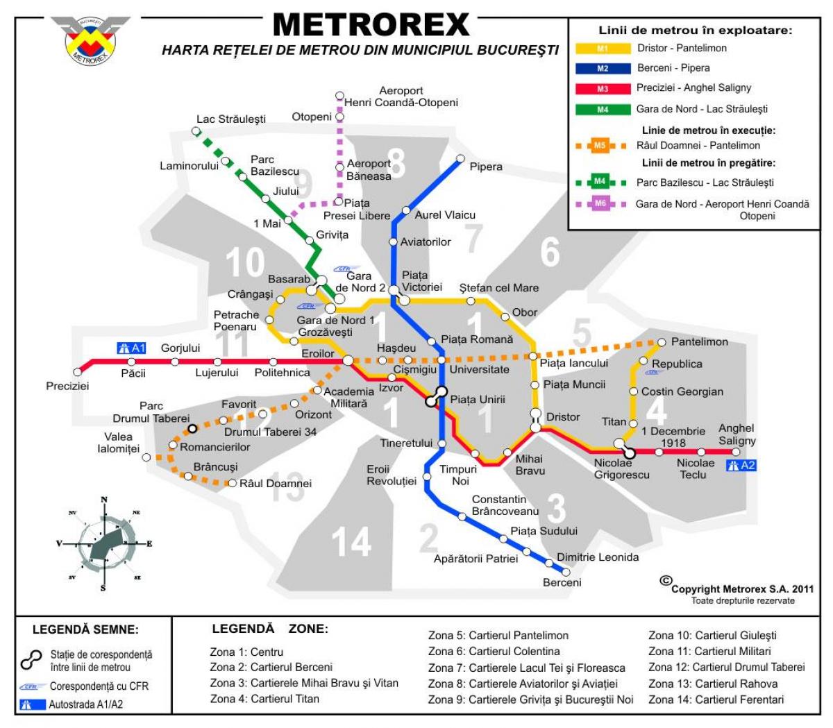 नक्शे के metrorex 