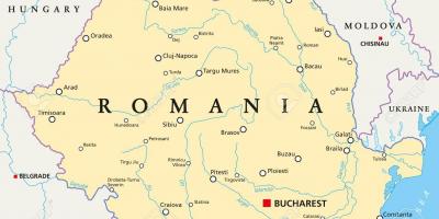 रोमानिया की राजधानी का नक्शा